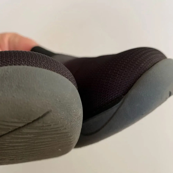 Clarks Cloudsteppers Fabric Comfort Shoe 6W Black Ombré Soft Footbed Orthopedic - Picture 10 of 11